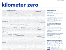 Tablet Screenshot of kilometerzero.org